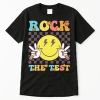 Testing Day Teacher Student Motivational Rock The Test Tall T-Shirt