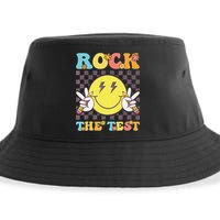 Testing Day Teacher Student Motivational Rock The Test Sustainable Bucket Hat