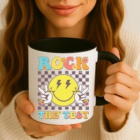 Testing Day Teacher Student Motivational Rock The Test Mug