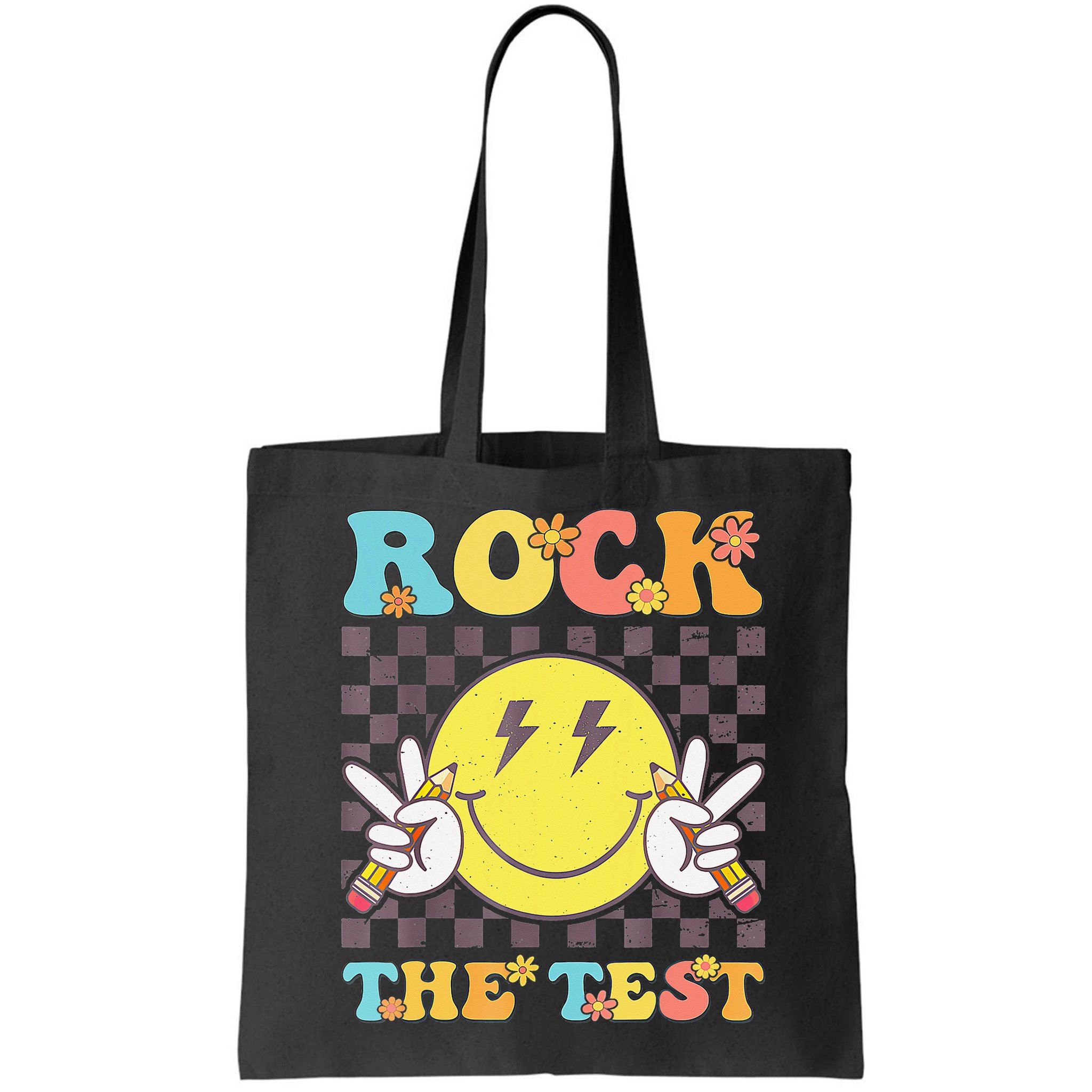 Testing Day Teacher Student Motivational Rock The Test Bag