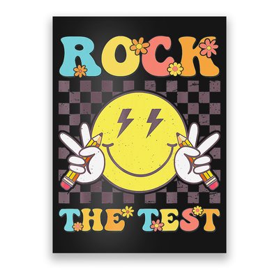 Testing Day Teacher Student Motivational Rock The Test Poster