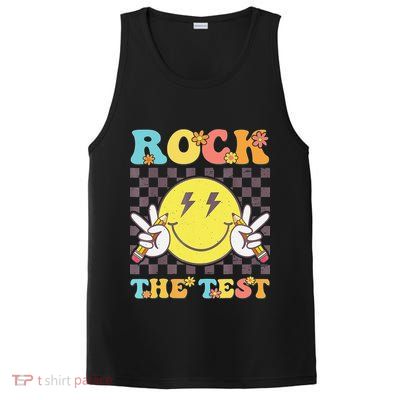 Testing Day Teacher Student Motivational Rock The Test PosiCharge Competitor Tank