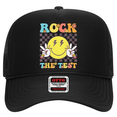 Testing Day Teacher Student Motivational Rock The Test Trucker Hat