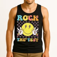 Testing Day Teacher Student Motivational Rock The Test Tank Top