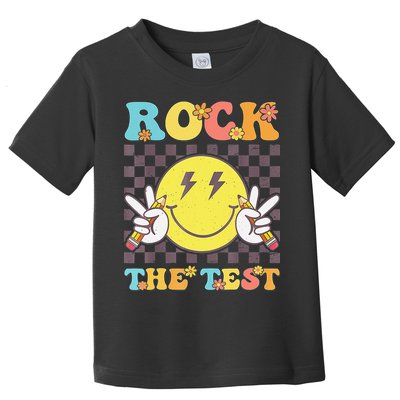 Testing Day Teacher Student Motivational Rock The Test Toddler T-Shirt