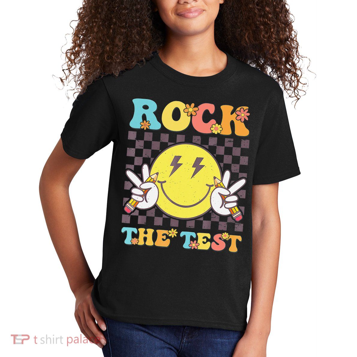 Testing Day Teacher Student Motivational Rock The Test Kids T-Shirt