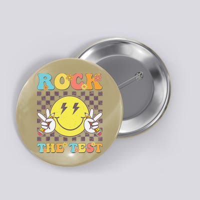 Testing Day Teacher Student Motivational Rock The Test Button