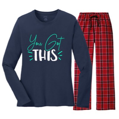 Test Day Teacher Women's Long Sleeve Flannel Pajama Set 