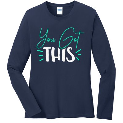 Test Day Teacher Ladies Long Sleeve Shirt