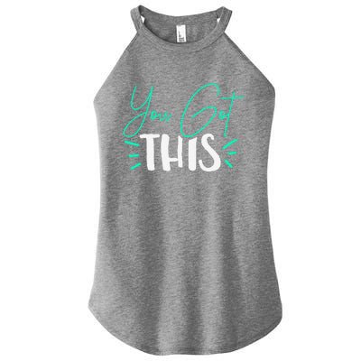 Test Day Teacher Women's Perfect Tri Rocker Tank