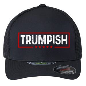 Trumpish Donald Trump 2024 Flexfit Unipanel Trucker Cap