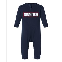 Trumpish Donald Trump 2024 Infant Fleece One Piece