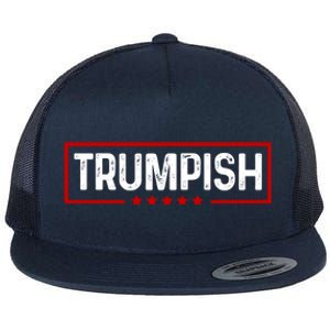 Trumpish Donald Trump 2024 Flat Bill Trucker Hat