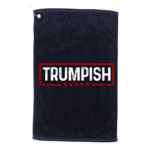 Trumpish Donald Trump 2024 Platinum Collection Golf Towel