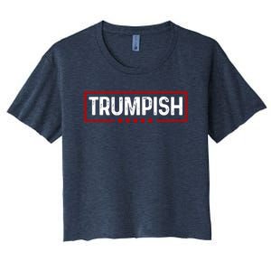 Trumpish Donald Trump 2024 Women's Crop Top Tee