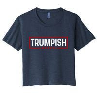 Trumpish Donald Trump 2024 Women's Crop Top Tee