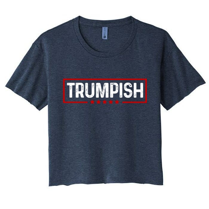 Trumpish Donald Trump 2024 Women's Crop Top Tee