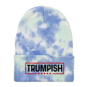 Trumpish Donald Trump 2024 Tie Dye 12in Knit Beanie