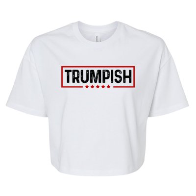 Trumpish Donald Trump 2024 Bella+Canvas Jersey Crop Tee