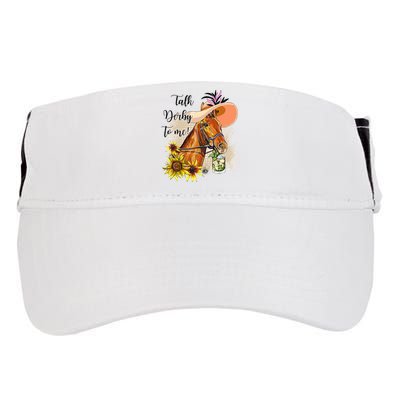 Talk Derby To Me Sunflower Horse Racing Adult Drive Performance Visor