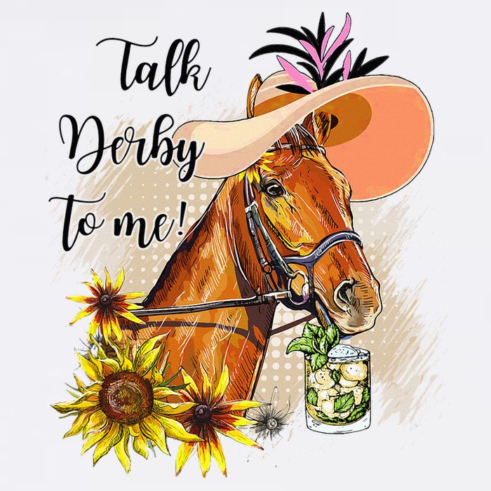 Talk Derby To Me Sunflower Horse Racing 11oz C Handle Ceramic Mug
