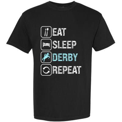 Talk Derby to me Funny for Horse Racing Lover Garment-Dyed Heavyweight T-Shirt