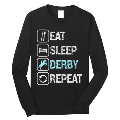 Talk Derby to me Funny for Horse Racing Lover Long Sleeve Shirt