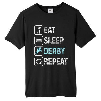 Talk Derby to me Funny for Horse Racing Lover Tall Fusion ChromaSoft Performance T-Shirt