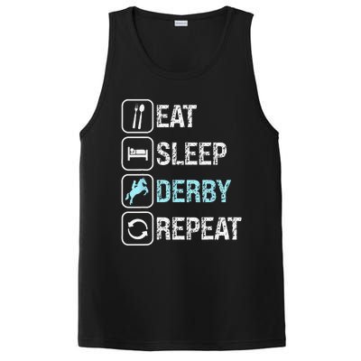 Talk Derby to me Funny for Horse Racing Lover PosiCharge Competitor Tank