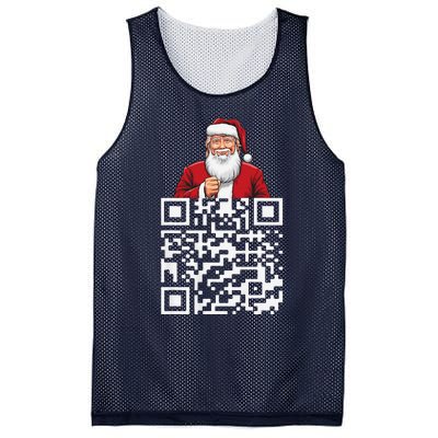 Trump Dance Troll Qr Funny President Trump Dance Code Back Mesh Reversible Basketball Jersey Tank