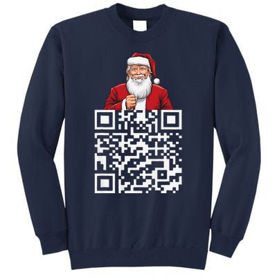 Trump Dance Troll Qr Funny President Trump Dance Code Back Tall Sweatshirt