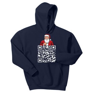 Trump Dance Troll Qr Funny President Trump Dance Code Back Kids Hoodie