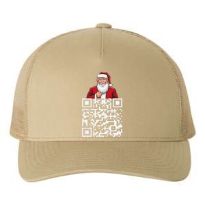 Trump Dance Troll Qr Funny President Trump Dance Code Back Yupoong Adult 5-Panel Trucker Hat