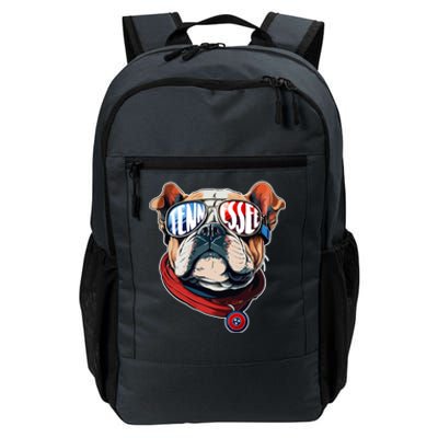 Tennessee Dog Tri Stars Flag Sports Fan Daily Commute Backpack