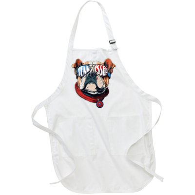 Tennessee Dog Tri Stars Flag Sports Fan Full-Length Apron With Pockets