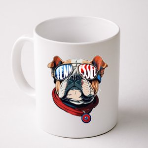 Tennessee Dog Tri Stars Flag Sports Fan Coffee Mug