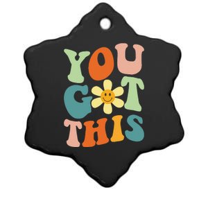 Test Day Teacher Motivational Testing Day Student Ceramic Star Ornament