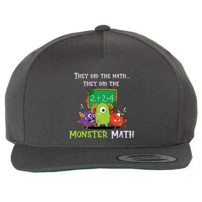They Did The Math They Did The Monster Math Funny Wool Snapback Cap