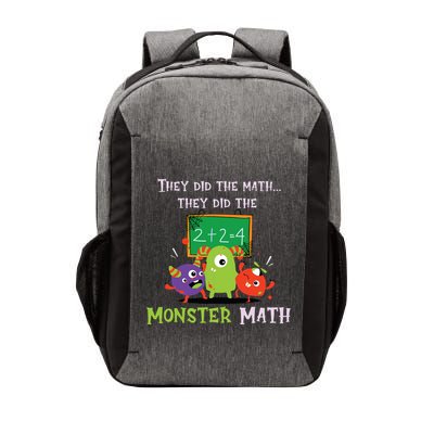 They Did The Math They Did The Monster Math Funny Vector Backpack