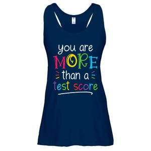 Test Day Teacher You Are More Than A Test Score Tiedye Ladies Essential Flowy Tank