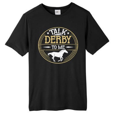 Talk Derby To Me American Quarter Horse Derby Horse Racing Tall Fusion ChromaSoft Performance T-Shirt