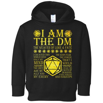 The Dm The Weaver Toddler Hoodie