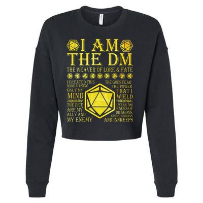 The Dm The Weaver Cropped Pullover Crew