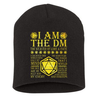 The Dm The Weaver Short Acrylic Beanie