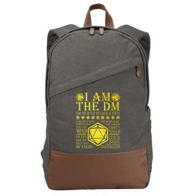 The Dm The Weaver Cotton Canvas Backpack