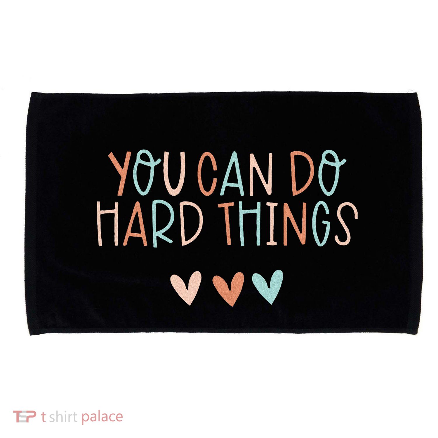 Test Day Teacher You Can Do Hard Things Microfiber Hand Towel