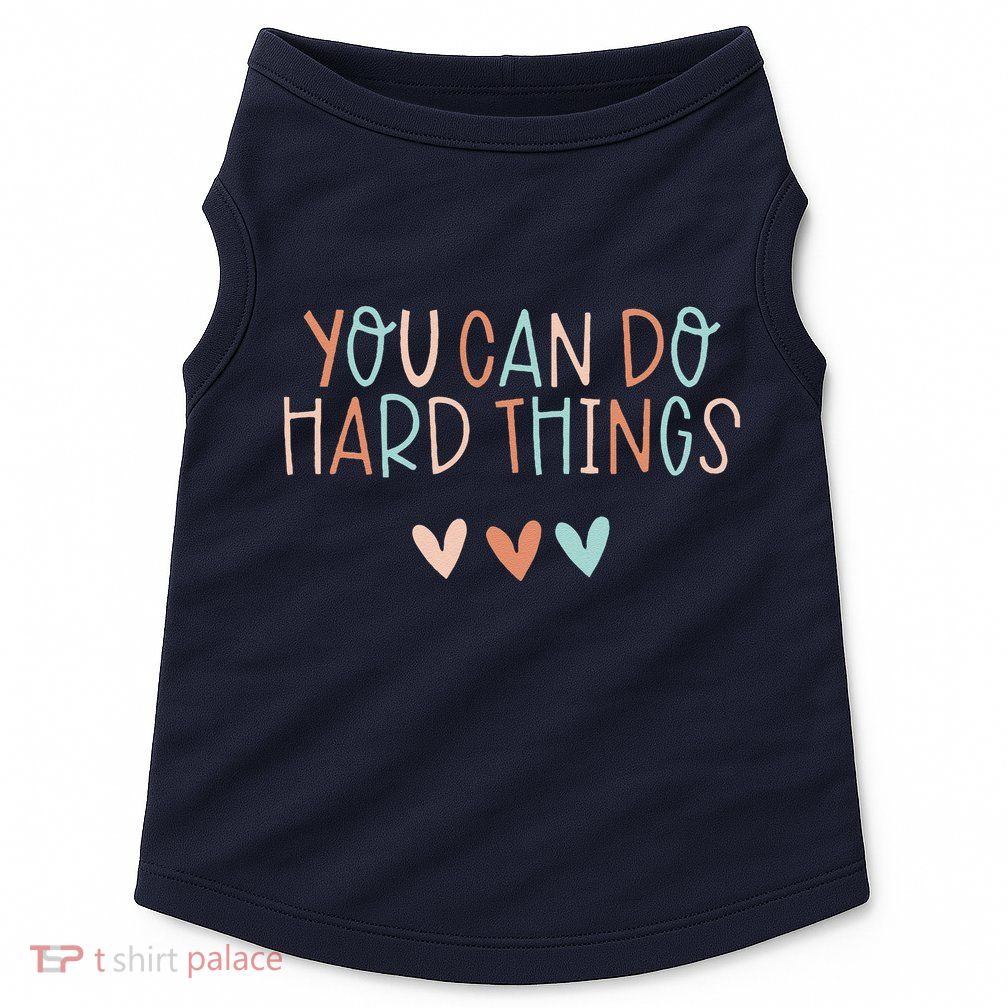 Test Day Teacher You Can Do Hard Things Doggie Tank