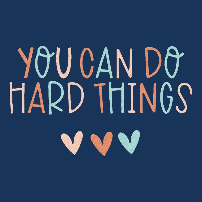 Test Day Teacher You Can Do Hard Things Cooling Performance Crew T-Shirt