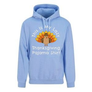 Turkey Day This Is My Lazy Thanksgiving Pajama Unisex Surf Hoodie