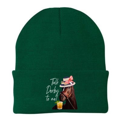 Talk Derby To Me Horse Knit Cap Winter Beanie